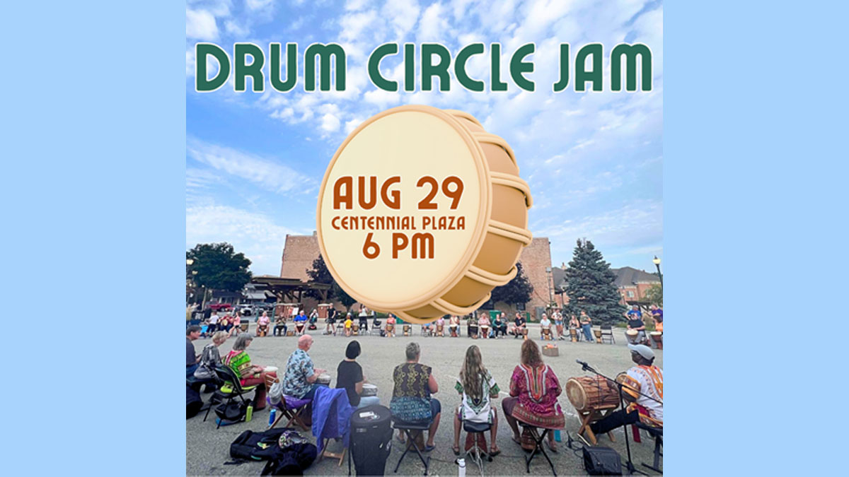 Drum Circle Jam at Centennial Park in Grayslake